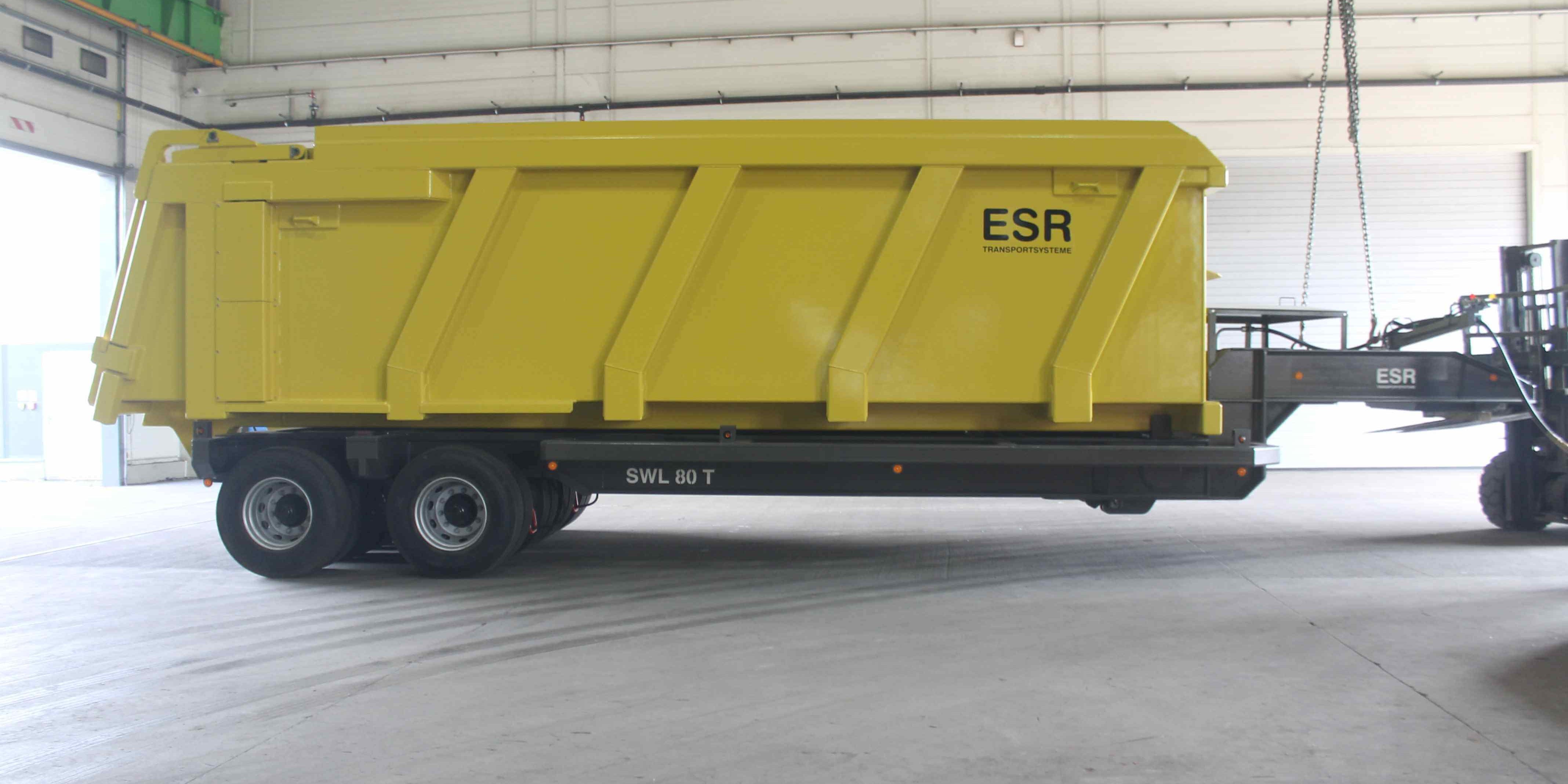 80 T Kipprolltrailer