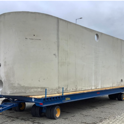 Transport von Betonteile